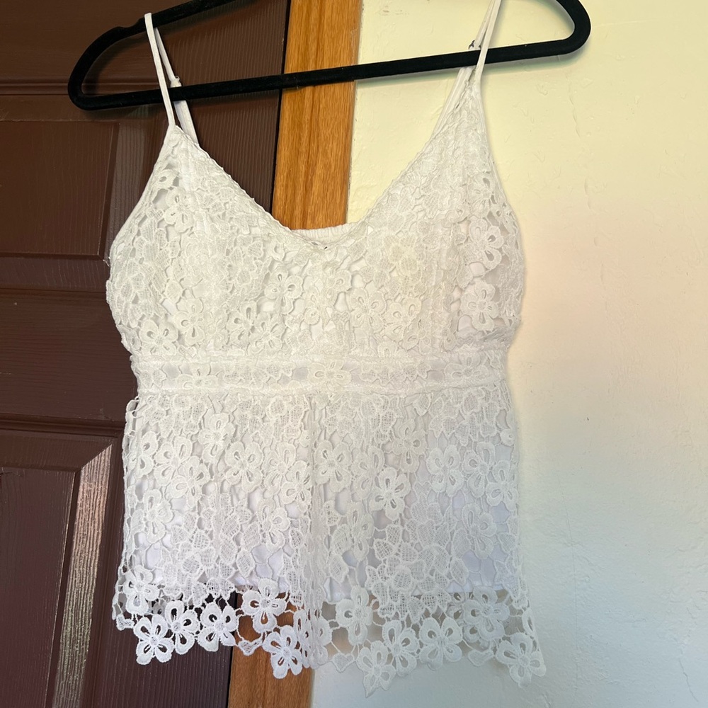 White Lace Women’s Top